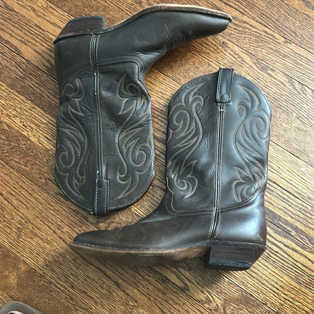 Leather Cowboy Boots